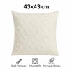 43x43 Premium Dokulu Kırlent Kılıfı – Yumuşak Dokulu, Gizli Fermuarlı, Dekoratif Yastık Kılıfı