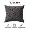43x43 Premium Dokulu Kırlent Kılıfı – Yumuşak Dokulu, Gizli Fermuarlı, Dekoratif Yastık Kılıfı