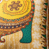 Bohem Fil Desenli Dekoratif Kırlent Kılıfı 45x45 cm Gizli Fermuarlı Petek Kumaş Dijital Baskılı Yastık Kılıfı