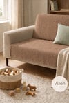 Koltuk Örtüsü 175X215 cm – Kaymaz Şönil Kumaş, Yıkanabilir Çekyat & Kanepe Örtüsü (Bej / Krem / Taş / Gri / Vizon)