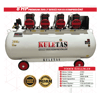 KULETAŞ 300 LT 8 HP HAVA KOMPRESÖRÜ SESSİZ YAĞSIZ
