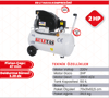 KULETAŞ 50 LT 2 HP HAVA KOMPRESÖRÜ
