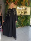 ETRUCCİ TAŞ TASARIM İPEK SATEN ABAYA