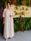 HEDDY YARIM KOL ŞİFON ABAYA