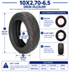WANDA 10x2.70-6.5 (255x70) Tubeless Elektrikli Scooter Dış Lastik