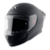 Axor Saber Solid-E Mat Siyah Motosiklet Kaskı