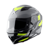 Axor SH-890 Cornet-E Mat Siyah Sarı Motosiklet Kaskı
