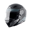 Axor SH-890 Hunter Turbo-E Mat Siyah Gri Motosiklet Kaskı