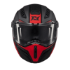 Axxis Ghostfighter Maniac B5 Kırmızı Siyah Çene Açılır Motosiklet Kaskı