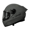 Axxis Hawk Solid Evo A12 Parlak Gri Kapalı Motosiklet Kaskı
