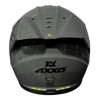 Axxis Hawk Solid Evo A12 Parlak Gri Kapalı Motosiklet Kaskı