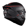 Axxis Hawk Sv Evo Justice C1 Siyah Kırmızı Motosiklet Kaskı