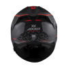 Axxis Hawk Sv Evo Justice C1 Siyah Kırmızı Motosiklet Kaskı