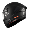 Axxis Panther Mat Siyah Kapalı Motosiklet Kaskı