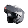 Mt Helmets Genesis SV Pure A12 Parlak Gri Çene Açılır Motosiklet Kaskı