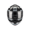 Mt Helmets Genesis SV Raccoon B12 Parlak Çene Açılır Motosiklet Kaskı
