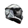 Mt Helmets Genesis SV Raccoon B12 Parlak Çene Açılır Motosiklet Kaskı