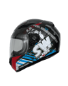 Sway FS-185K Alien Çocuk Kaskı - Titanyum / Kırmızı