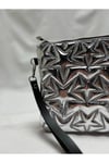 Gümüş renkli clutch kadın el çantası