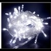 10m 100 Led Boncuk Lamba Beyaz Işık Şeffaf Kablo