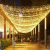 10m 100 LED Damla Uçlu Gün Işığı Şeffaf Kablo