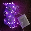 10m 100 Led Damla Uçlu Pembe Işık Şeffaf Kablo