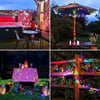 11m 100 LED Solar RGB Işık