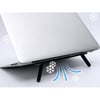 2 Kademeli Katlanabilir ve Yapışkanlı Laptop Standı Siyah CM-438
