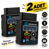 2'li Bluetooth OBD2 Arıza Tespit Cihazı – Araç Arıza Kodları Okuyucu, OBD2 Tarayıcı, Gerçek Zamanlı Veri Takibi
