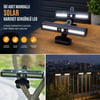 2'li Mandallı LED Solar Lamba - 36 LED - Hareket Sensörlü - 3 Modlu