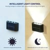 2'li Solar Duvar Aydınlatması (6 LED, Gün Işığı)