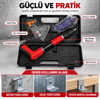Barutlu Çivi Tabancası Mekanik Çivi Zımba Tabancası Beton Çelik Çivi Tabancası Çantalı Koruma Gözlüklü