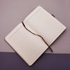 Gri Renk Defter Ve Metal Roller Kalem Seti