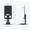 Katlanabilir Telefon Tutucu Stand Yuvarlak Tabanlı CM-074