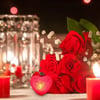 Led Işıklı Kırmızı Kalp Gece Lambası