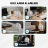 Masaüstü Mini USB Fan - PVC Gövdeli - 360° Ayarlanabilir