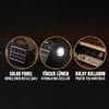 Nostalji Müzik Kutusu - Solar Panelli - Şarjlı - AUX Girişi - LED Fener - Bluetooth