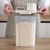 Ölçü Kabı Kapaklı Bakliyat Saklama Kabı - Kulplu Tasarım - 1800 ml