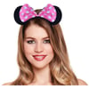 Pembe Fiyonklu Minnie Mouse Tacı Mini Kulak