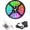 Rgb Şerit 5 Metre 16 Renkli Kumandalı Adaptörlü Çift Taraflı Bant