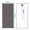 NUO205M 205W HALF-CUT GÜNEŞ PANELİ
