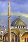 Boğaz'da Ortaköy Camii Yağlı Boya Tablo