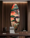 Bonsai Surfboard Dekoratif Pleksi Duvar Tablosu