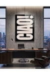 Ciao Typo Pleksi Tablo | Modern Minimal Duvar Dekoru