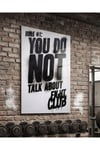 Dövüş Kulübü - Fight Club Pleksi Tablo – Sinema Replik Kural 1