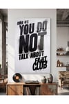 Dövüş Kulübü - Fight Club Pleksi Tablo – Sinema Replik Kural 1