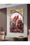 Fatih Sultan Mehmet İstanbul'a Girişi Pleksi Tablo | Fausto Zonaro Tarihi Duvar Dekoru