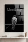 Motivasyon Tablosu - Mentality Hawk Premium Pleksi Tablo | Şahin Duvar Dekoru | Ofis & Çalışma Odası