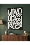Motivasyon Tablosu – Wake Up Premium Pleksi Tablo | Tipografik Ofis Duvar Dekoru
