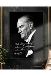 Mustafa Kemal Atatürk Portre Pleksi Tablo – Modern Ofis ve Yaşam Alanları için